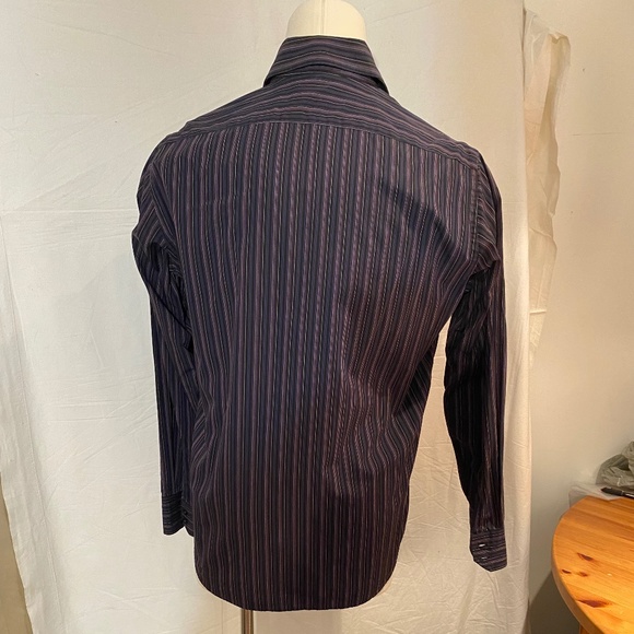 HUGO BOSS Men’s Striped Button Down Shirt Sz XL or 16 1/2 - Picture 5 of 7